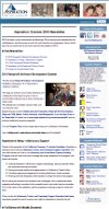 Sample Aspiration eNewsletter, October 2010